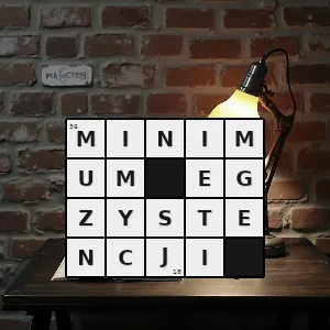 Hasło krzyżówkowe dolna granica ubóstwa skrajnego oznaczająca poziom konsumpcji umożliwiający przeżycie czyli zaspokojenie podstawowych potrzeb człowieka na najniższym z dopuszczalnych poziomów którego przekroczeni - minimum egzystencji – rozwiązanie, synonimy, podpowiedzi i definicje krzyżówkowe